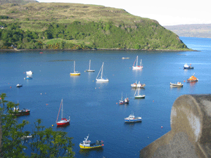 Hafen von Portree (Schottland 2004 - Isle of Skye)